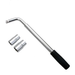 Automobile Tire Wrenches Chrome-plated Telescopic Wrenches L-shaped Chrome Vanadium Steel Socket Wrenches Automobile Tire Wrenches Chrome-plated Telescopic Wrenches L-shaped Chrome Vanadium Steel Socket Wrenches