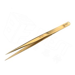 BEST BST-SS-SA Gold Plated Tip Tweezer Precision Tweezers Laid Special Hard Wear-resistant BEST BST-SS-SA Gold Plated Tip Tweezer Precision Tweezers Laid Special Hard Wear-resistant