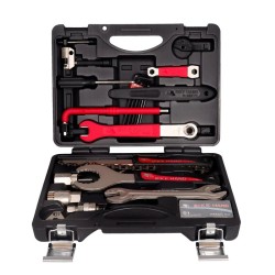 BIKEHAND YC-728 18 In 1 Bicycle Service Tool Kit Multiple Function Repair Tools BB Bottom Bracket Hub Freewheel Pedal Spoke Chain Service BIKEHAND YC-728 18 In 1 Bicycle Service Tool Kit Multiple Function Repair Tools BB Bottom Bracket Hub Freewheel Pedal Spoke Chain Service