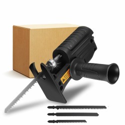 Electric Drill Modified To Electric Saws Reciprocating Saw Adapter Accessory with Sawblade Power Tool Saws Drill to Jig Saws Electric Drill Modified To Electric Saws Reciprocating Saw Adapter Accessory with Sawblade Power Tool Saws Drill to Jig Saws