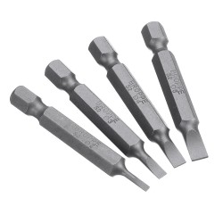 10Pcs Magnetic Slotted Screwdriver Bits SL2/SL3/SL4/SL5/SL6 1/4 Inch Hex Shank Screwdriver Set 10Pcs Magnetic Slotted Screwdriver Bits SL2/SL3/SL4/SL5/SL6 1/4 Inch Hex Shank Screwdriver Set