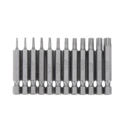 10Pcs Magnetic Torx Screwdriver Bits T5/T6/T7/T8/T9/T10/T15/T20/T25/T27/T30/T40 1/4 Inch Hex Shank Screwdriver Set for Bosch 10Pcs Magnetic Torx Screwdriver Bits T5/T6/T7/T8/T9/T10/T15/T20/T25/T27/T30/T40 1/4 Inch Hex Shank Screwdriver Set for Bosch