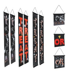 Banner of Door Curtain and Ghost Festivals Couplet Outdoor Decoration Banner of Door Curtain and Ghost Festivals Couplet Outdoor Decoration