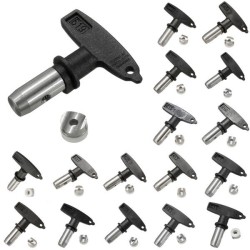 Black Airless Sprayer Machine Tips 2-7 Series 11-35 For Wagner Titan Paint Spray Tip