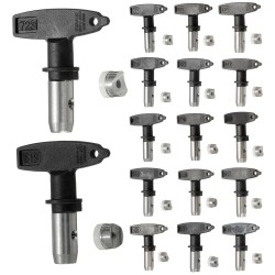 Black Airless Sprayer Machine Tips 2-7 Series 11-35 For Wagner Titan Paint Spray Tip Black Airless Sprayer Machine Tips 2-7 Series 11-35 For Wagner Titan Paint Spray Tip