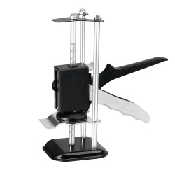 Black Metal Plastic Handle Single/Three Column Round Bottom Height Adjuster Manual Lifting Positioning Tool Black Metal Plastic Handle Single/Three Column Round Bottom Height Adjuster Manual Lifting Positioning Tool