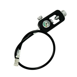 Black S-02 Scuba Adaptor Diving Oxygen Cylinder Inflatable Accessories Black S-02 Scuba Adaptor Diving Oxygen Cylinder Inflatable Accessories