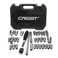 32Pcs Sleeve Set Quick Wrench Auto Repair Multifunctional Combination Auto Repair Car 32Pcs Sleeve Set Quick Wrench Auto Repair Multifunctional Combination Auto Repair Car