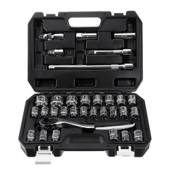 32Pcs Sleeve Set Quick Wrench Auto Repair Multifunctional Combination Auto Repair Car 32Pcs Sleeve Set Quick Wrench Auto Repair Multifunctional Combination Auto Repair Car