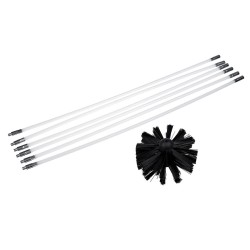 Chimney Cleaning Brush Set Chimney Pipe Inner Wall Cleaner Brush Bendable Flexible Cleaning Tools Chimney Cleaning Brush Set Chimney Pipe Inner Wall Cleaner Brush Bendable Flexible Cleaning Tools