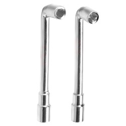 Chrome Plated Double End Perforated L-shaped Socket Wrench E3d/mk8 Nozzle Socket Mini Wrench Pipe Wrench Chrome Plated Double End Perforated L-shaped Socket Wrench E3d/mk8 Nozzle Socket Mini Wrench Pipe Wrench