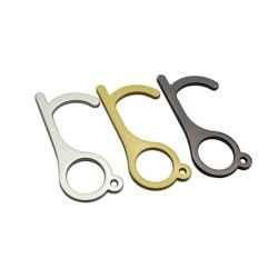 Contactless Portable EDC Door Opener Press Elevator Tool Anti-Bacterial Sanitary Hand Elevator Handle Key Opener Contactless Portable EDC Door Opener Press Elevator Tool Anti-Bacterial Sanitary Hand Elevator Handle Key Opener