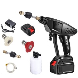 Cordless High Pressure Washer Car Washing Mahine Water Spraying Guns W/ 1/2pcs 68000mAh/88000mAh Battery Cordless High Pressure Washer Car Washing Mahine Water Spraying Guns W/ 1/2pcs 68000mAh/88000mAh Battery