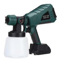 Cordless Paint Sprayer Electric Powerful Spray Gun with 3 Spray Patterns Adjustable Valve Knob for Painting Fit Makiita Cordless Paint Sprayer Electric Powerful Spray Gun with 3 Spray Patterns Adjustable Valve Knob for Painting Fit Makiita