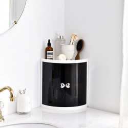 Creative Bathroom Corner Shelf Rack Kitchen Bathroom Double Door Storage Space Save Creative Bathroom Corner Shelf Rack Kitchen Bathroom Double Door Storage Space Save