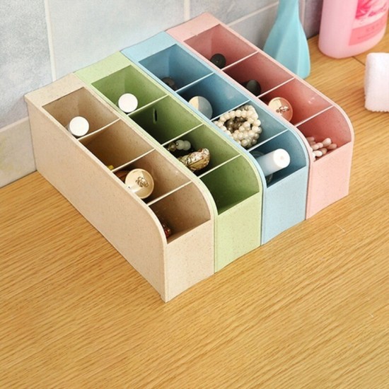 Creative Fashion Oblique Pen Holder Wheat Stalk Korean Style Multi-function Desktop StorageBox Office Stationery Kawaii