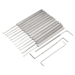 12Pcs Lock Picks Tools Set Lock Opener Locksmith Tools Various Transparent Locks Combination,Locksmith Tools Kit 12Pcs Lock Picks Tools Set Lock Opener Locksmith Tools Various Transparent Locks Combination,Locksmith Tools Kit