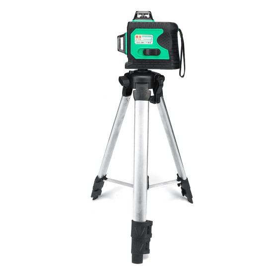 3D Green Auto Laser Level 12 Lines 360° Horizontal & Vertical Cross Build Tool Measuring Tools