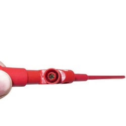 P5004 2Pcs Professional Insulated Quick Test Hook Clip High Voltage Flexible Testing Probe 4mm P5004 2Pcs Professional Insulated Quick Test Hook Clip High Voltage Flexible Testing Probe 4mm