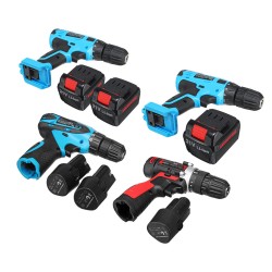 12V/21V Electric Cordless Hand Drill Kit 15+1/18+1 Torque Household Electric Screwdriver Driver Tool 1/2 Li-Ion Battery Rechargeable 12V/21V Electric Cordless Hand Drill Kit 15+1/18+1 Torque Household Electric Screwdriver Driver Tool 1/2 Li-Ion Battery Rechargeable