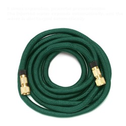 Dark Green Expandable Flexible Water Hoses Telescopic Pipe Full Copper Connector for Car Wash Tool Dark Green Expandable Flexible Water Hoses Telescopic Pipe Full Copper Connector for Car Wash Tool