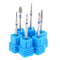 Diamond Nail Drill Bits File Cuticle Clean Burr Abrasive Tool Diamond Nail Drill Bits File Cuticle Clean Burr Abrasive Tool