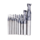 1-10mm HRC55 TiAlN 2 Flutes End Mill Cutter Tungsten Carbide Milling Cutter CNC Tool