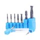 1-20mm 2 Flute End Mill HRC50 Tungsten Steel TiAIN Coat Milling Cutter For CNC Machine