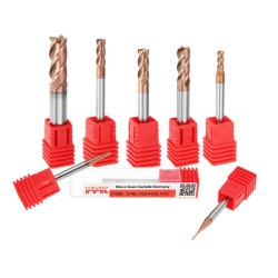 1-8mm 4 Flutes HRC58 End Mill Cutter AlTiN Coating Carbide End Mill Cutter CNC Tool 1-8mm 4 Flutes HRC58 End Mill Cutter AlTiN Coating Carbide End Mill Cutter CNC Tool