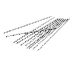 10Pcs 0.4-2.0mm Drill Bit HSS High Speed Steel Straight Shank Twist Drill Bit For Hand Twist Drill 10Pcs 0.4-2.0mm Drill Bit HSS High Speed Steel Straight Shank Twist Drill Bit For Hand Twist Drill