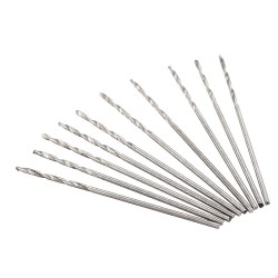 10Pcs 0.4-2.0mm Drill Bit HSS High Speed Steel Straight Shank Twist Drill Bit For Hand Twist Drill 10Pcs 0.4-2.0mm Drill Bit HSS High Speed Steel Straight Shank Twist Drill Bit For Hand Twist Drill