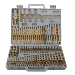 115pcs Titanium Plating Twist Drill Bit Set 1/16-1/2 Inch Round Shank Twist Drill For Quick Wood Metal Drilling 115pcs Titanium Plating Twist Drill Bit Set 1/16-1/2 Inch Round Shank Twist Drill For Quick Wood Metal Drilling