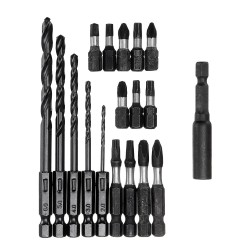1/4 Inch Socket Adapter 18/42pcs Screwdriver Bits Set S2 Steel Impart Screw Driver Drill Bit For Power Tools 1/4 Inch Socket Adapter 18/42pcs Screwdriver Bits Set S2 Steel Impart Screw Driver Drill Bit For Power Tools