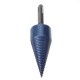 32/42mm Nano Blue Coated HSS Round/Square/Hex Shank Firewood Drill Bit Splitter Wood Split Cone Drill Bit For Tree Cutting