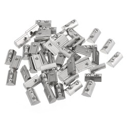 50pcs 20 Series Elastic Nut Round Roll T Slot Spring Nut for 20 Series Aluminum Profile 50pcs 20 Series Elastic Nut Round Roll T Slot Spring Nut for 20 Series Aluminum Profile