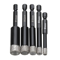 6-14mm Vaccum Brazed Diamond Dry Drill Bits Hole Saw Cutter for Granite Marble Ceramic Tile Glass 6-14mm Vaccum Brazed Diamond Dry Drill Bits Hole Saw Cutter for Granite Marble Ceramic Tile Glass