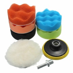 7pcs 3/5/6/7 Inch Sponge Polishing Waxing Buffing Pads Kit for Car polisher 7pcs 3/5/6/7 Inch Sponge Polishing Waxing Buffing Pads Kit for Car polisher