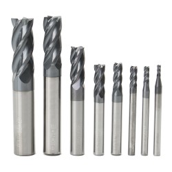 8pcs 2-12mm 4 Flutes Carbide End Mill Set Tungsten Steel Milling Cutter CNC Tool 8pcs 2-12mm 4 Flutes Carbide End Mill Set Tungsten Steel Milling Cutter CNC Tool