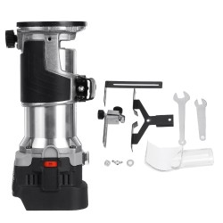 Cordless Electric Hand Trimmer Wood Trimming Machine Wood Router For Makita 18V Battery Portable Woodworking Engraving Slotting Carving Trimming Tool Cordless Electric Hand Trimmer Wood Trimming Machine Wood Router For Makita 18V Battery Portable Woodworking Engraving Slotting Carving Trimming Tool