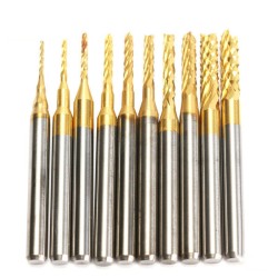 DB-M13 10pcs 0.8mm-3mm Carbide End Mill Engraving Bits For CNC Rotary Burrs DB-M13 10pcs 0.8mm-3mm Carbide End Mill Engraving Bits For CNC Rotary Burrs