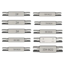 Hexagonal Double-end Screw Tap Extractor Multi-size Broken Head Tap Remover Hexagonal Double-end Screw Tap Extractor Multi-size Broken Head Tap Remover