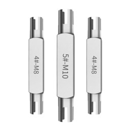 Hexagonal Double-end Screw Tap Extractor Multi-size Broken Head Tap Remover Hexagonal Double-end Screw Tap Extractor Multi-size Broken Head Tap Remover