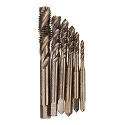 M3-M10 HSS Co M35 Machine Sprial Flutes Taps Metric Screw Tap Right Hand Thread Plug Tap Drill M3-M10 HSS Co M35 Machine Sprial Flutes Taps Metric Screw Tap Right Hand Thread Plug Tap Drill