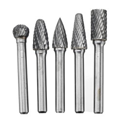 RB29 5pcs 6mm Shank Tungsten Carbide Burr Rotary Cutter file Set Engraving Tool RB29 5pcs 6mm Shank Tungsten Carbide Burr Rotary Cutter file Set Engraving Tool