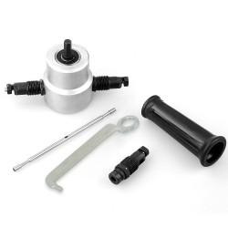 YT-160A Double Head Sheet Metal Nibbler Cutter With Metal Box Drill Attachment Metal Sheet Cutter YT-160A Double Head Sheet Metal Nibbler Cutter With Metal Box Drill Attachment Metal Sheet Cutter