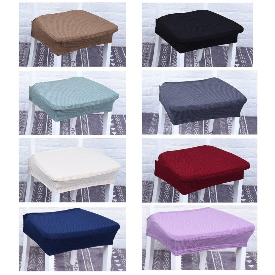 Dustproof Removable Elastic Stretch Slipcovers Home Dining Chair Seat Covers