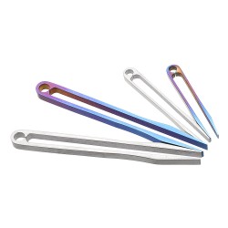 EDC TC4 Titanium Alloy Mini Tweezer Portable Emergency CNC Clip Tool EDC TC4 Titanium Alloy Mini Tweezer Portable Emergency CNC Clip Tool