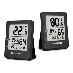 Digital Indoor Hygrometer Thermometer Rome Temperature Humidity Sensor Monitor °C/°F Digital Indoor Hygrometer Thermometer Rome Temperature Humidity Sensor Monitor °C/°F