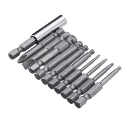 11pcs 50mm Magnetic Ball Screwdriver Bit H1.5/2/2.5/3/4/5/6/8 PH2 SL6 Screwdriver 11pcs 50mm Magnetic Ball Screwdriver Bit H1.5/2/2.5/3/4/5/6/8 PH2 SL6 Screwdriver