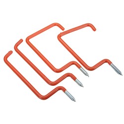 4pcs 6.5mm Iron Hooks Screw Ceiling Hanging Hooks With Thread 4pcs 6.5mm Iron Hooks Screw Ceiling Hanging Hooks With Thread